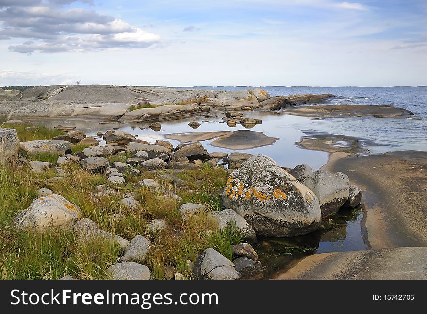 Beautiful Swedish Sea Landscape