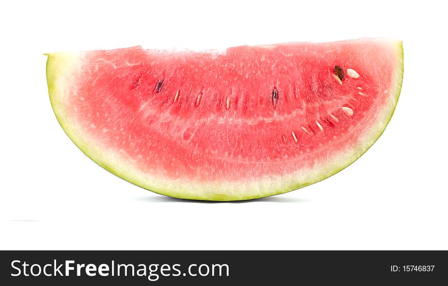 Watermelon isolated on white background.