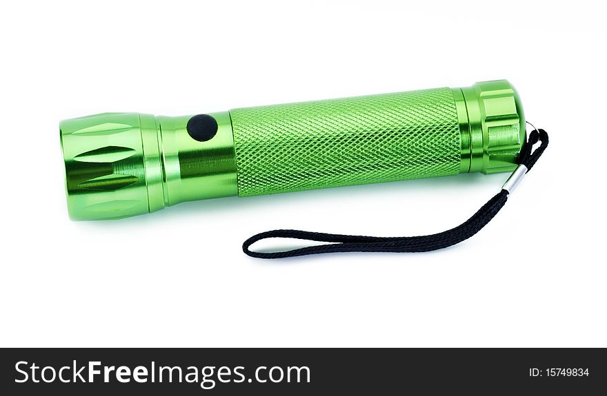 Green neon flashlight