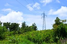 Electricity Post Royalty Free Stock Images Electricity Post Royalty Free Stock Images
