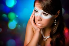 Mysterious Girl Royalty Free Stock Photo