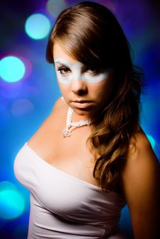 Mysterious Girl Royalty Free Stock Images