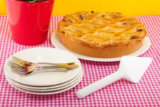 An Apple Pie Royalty Free Stock Photography An Apple Pie Royalty Free Stock Photography