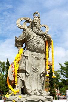 Statue Of Guan Yu Stock Image Statue Of Guan Yu Stock Image