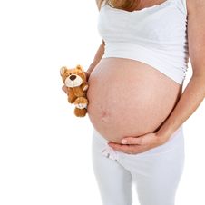 Young Pregnant Woman Stock Photography