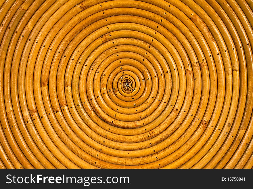 Round weaving from rattan,possible use to background