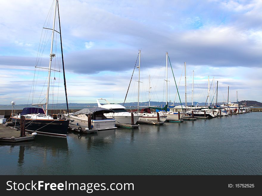 Boats At Fisherman S Wharf, San Francisco