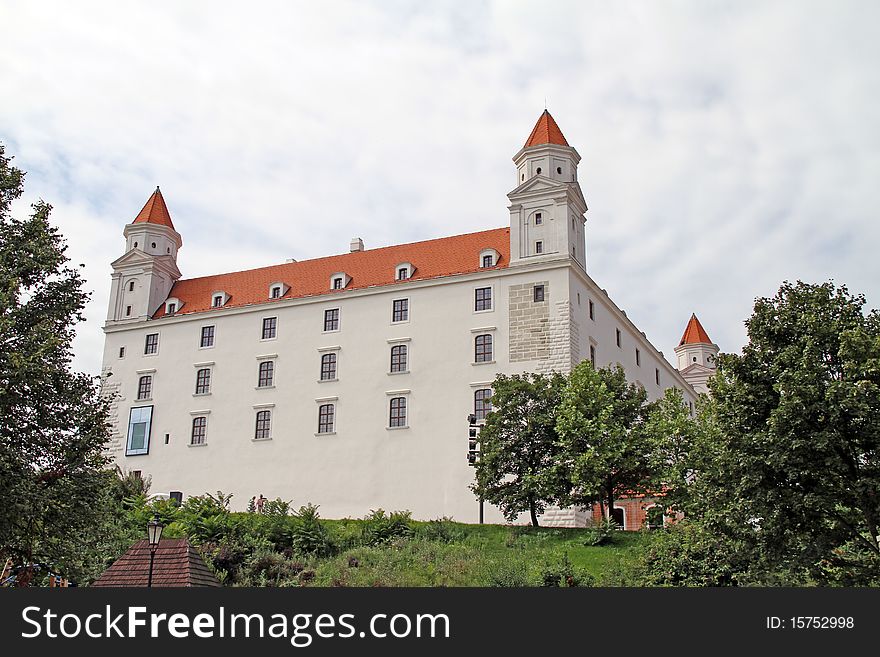 View on the castle recently renovated. View on the castle recently renovated