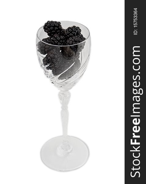 Glass of Blackberries