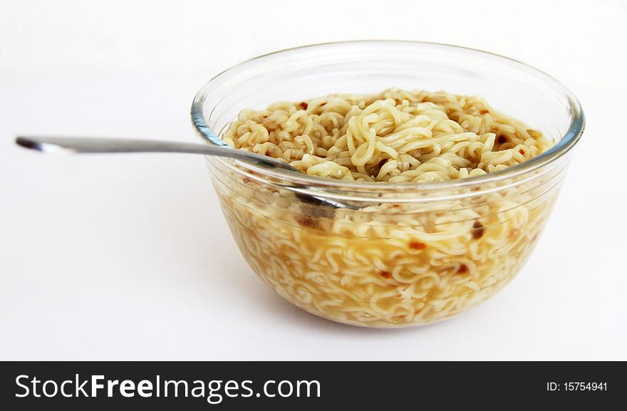 Pasta food isolated on white background