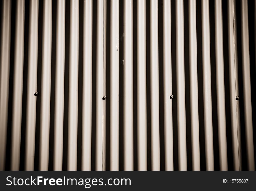 Corrugated Metal Surface