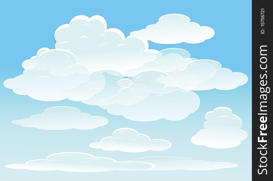 Vector Background With Sky