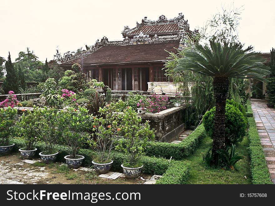 Temple and Garden, Vietnam