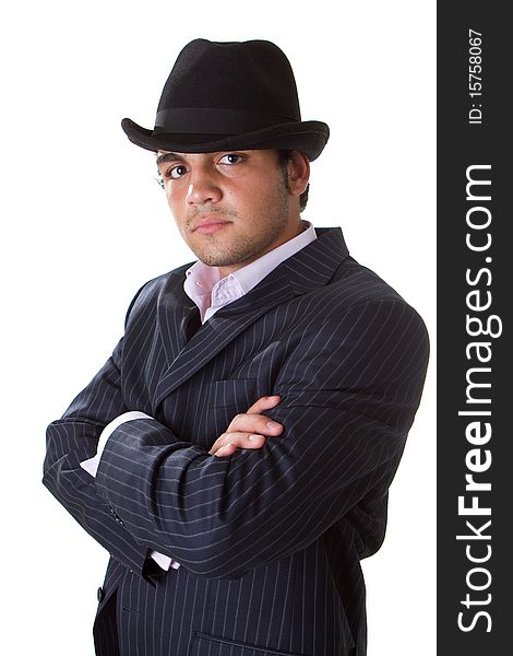 Young Stylish Businessman With Hat