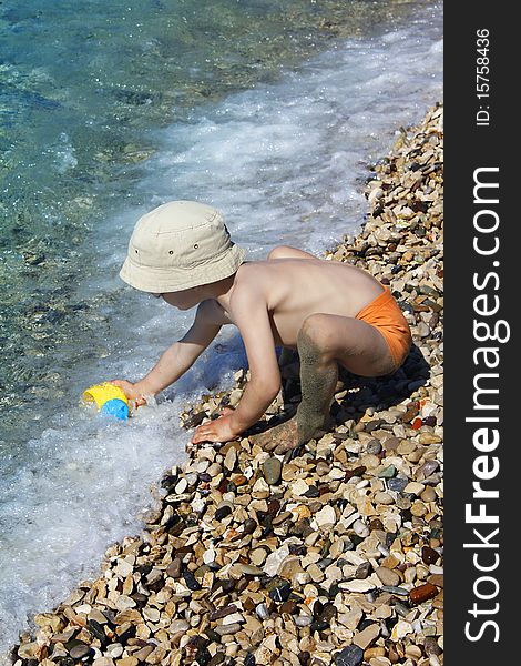 Boy On The Beach