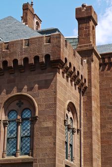 Red Brick Castle Stock Photo Red Brick Castle Stock Photo