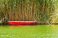 Red Fishing Boat Royalty Free Stock Photos Red Fishing Boat Royalty Free Stock Photos