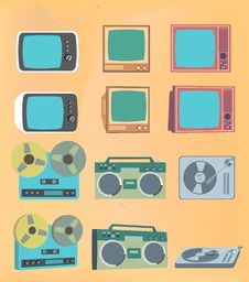 Retro Technics Royalty Free Stock Photography Retro Technics Royalty Free Stock Photography