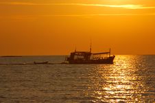 Boat In Koh Chang Royalty Free Stock Photography Boat In Koh Chang Royalty Free Stock Photography