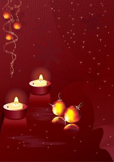 Christmas Candles Royalty Free Stock Image Christmas Candles Royalty Free Stock Image