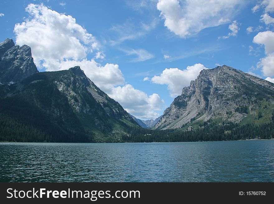 Canyon In The Grand Tetons