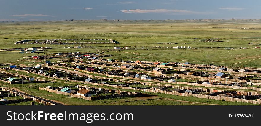 Charchorin city in Mongolia. It's famous for the oldest monastery in the country.