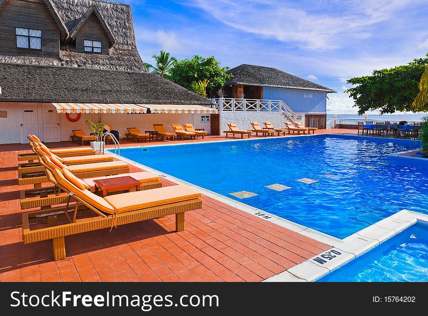 Pool At Tropical Island