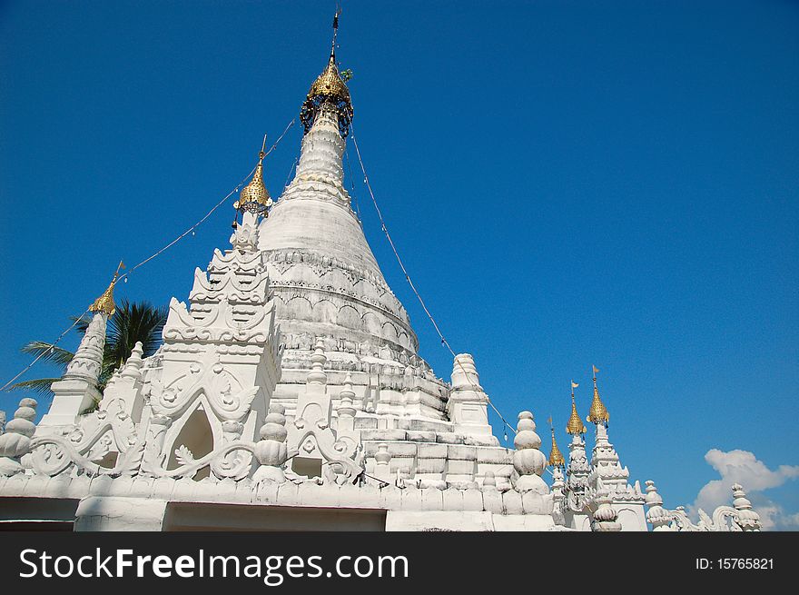 Architecture of thailand  in  Mae Hong Son