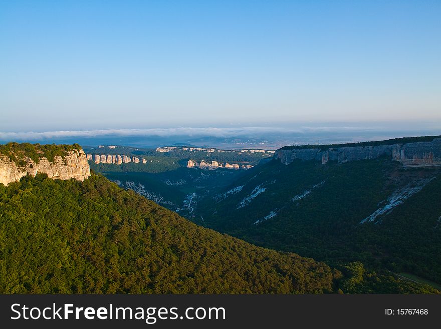 Mountain valley. Mountain valley. Mountain valley