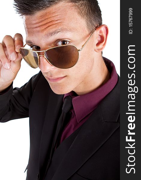 Young Trendy Businessman With Sunglasses