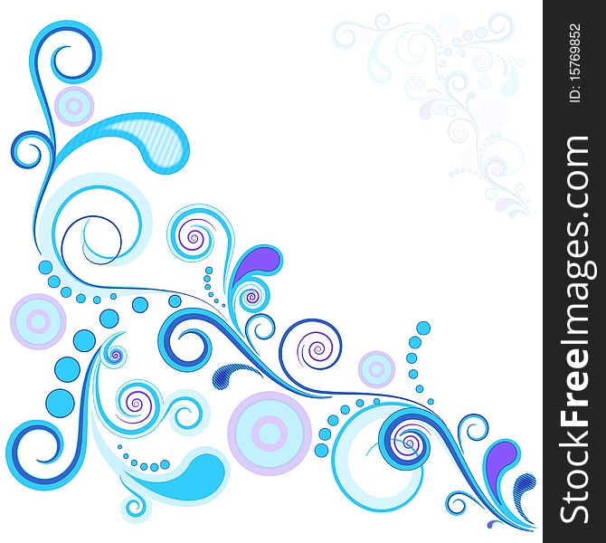 Spiral  background with stylized decorative swirls. EPS10. Spiral  background with stylized decorative swirls. EPS10