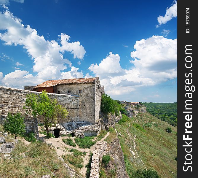 House in mountain.