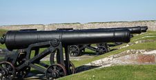 Fort George Cannons Royalty Free Stock Photos Fort George Cannons Royalty Free Stock Photos