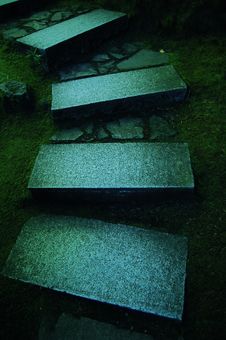 Stone Steps In Japanese Garden Stock Image Stone Steps In Japanese Garden Stock Image