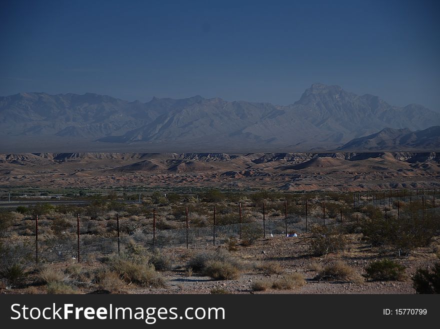 View of dry desert in Utah. View of dry desert in Utah