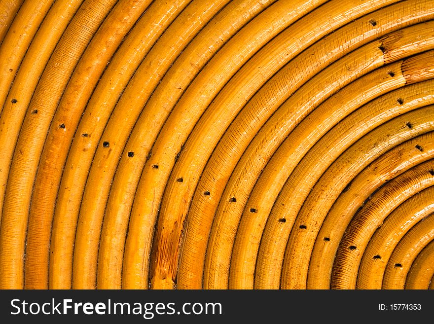 Round weaving from rattan,possible use to background