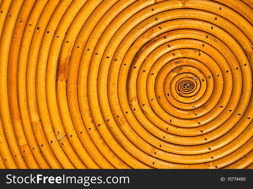 Round weaving from rattan,possible use to background