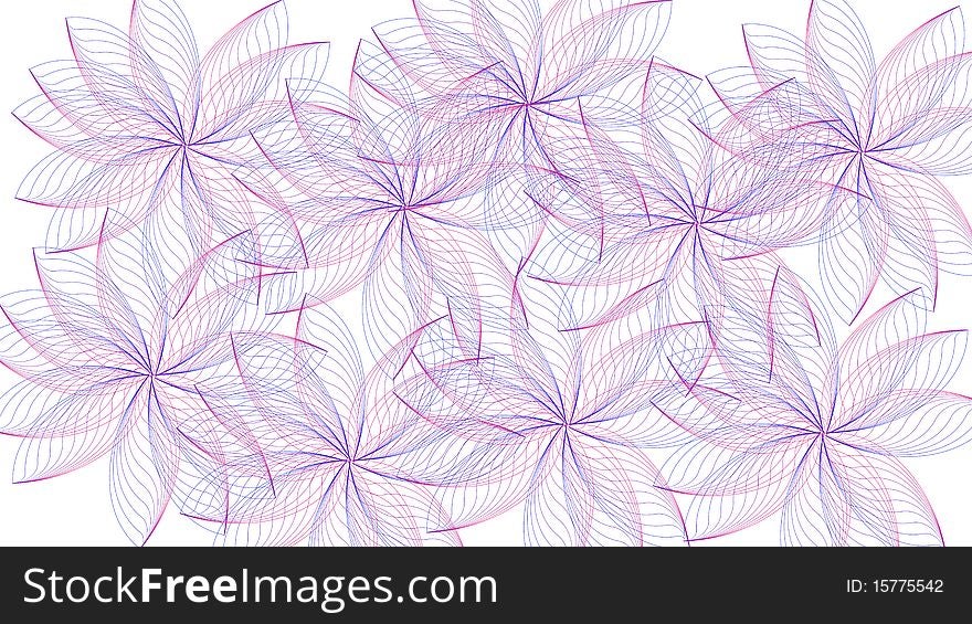 Fragile pink spiral flowers for background. Fragile pink spiral flowers for background