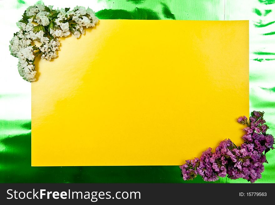 Yellow Greeting Card