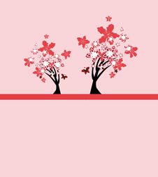 Abstract Tree Invitation Stock Image Abstract Tree Invitation Stock Image