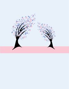 Abstract Tree Invitation Stock Image Abstract Tree Invitation Stock Image