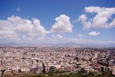 Spanish Cityscape. Alicante Royalty Free Stock Images