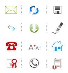 Website Icons Stock Image