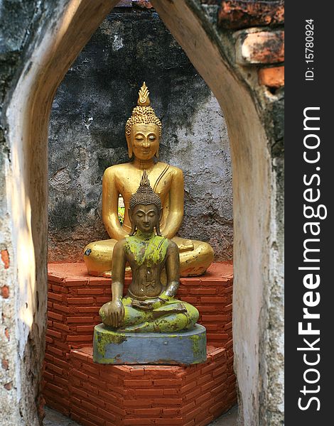 Gold Buddha In Thailand