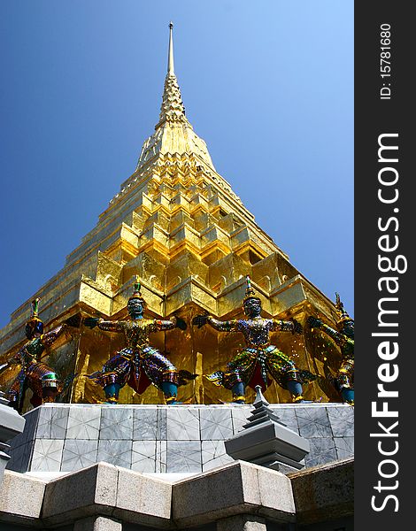 Thai Pagoda at Bangkok, Thailand