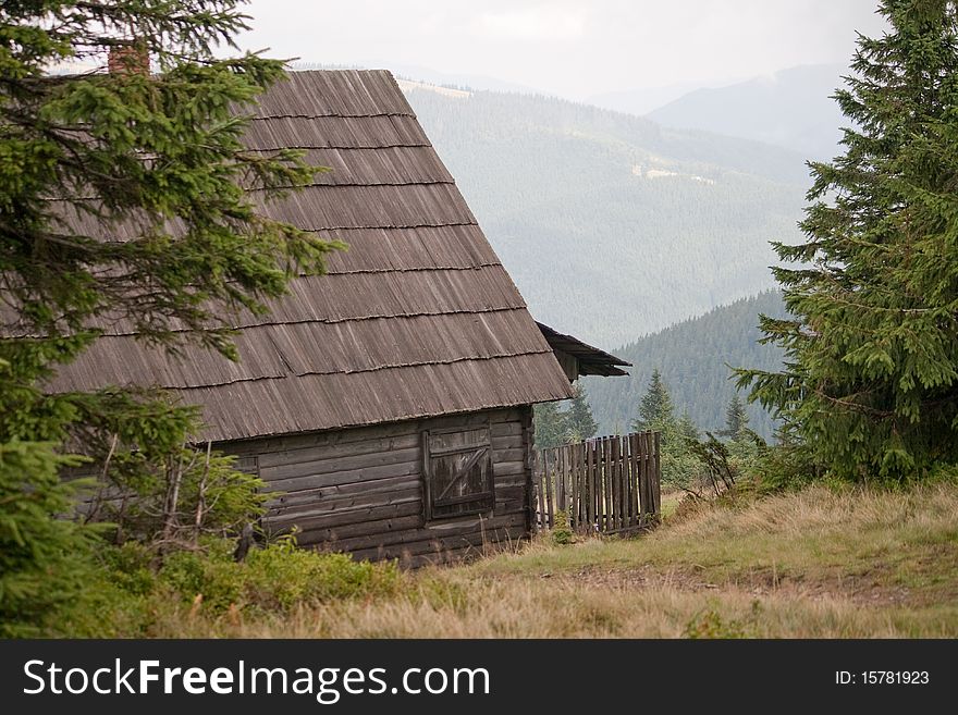 House in the Carpathian Mountains