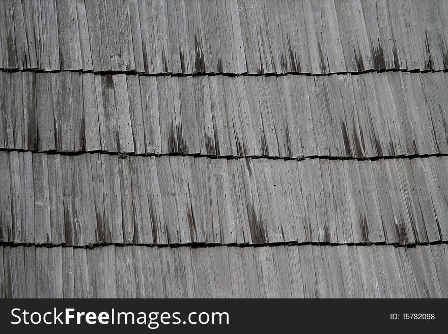 Wooden roof