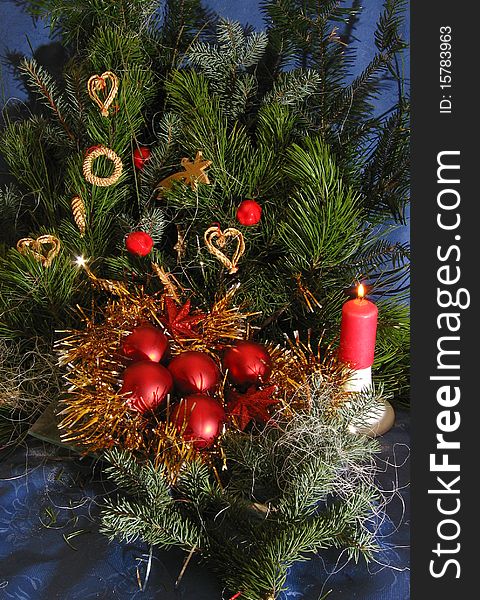 A photo of christmas decoration