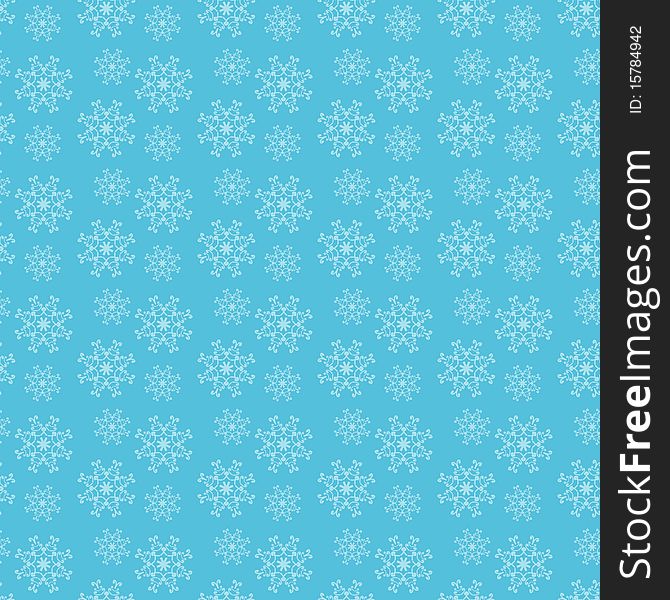 Seamless background with snowflakes