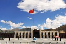 Lhasa Railway Station Royalty Free Stock Photo